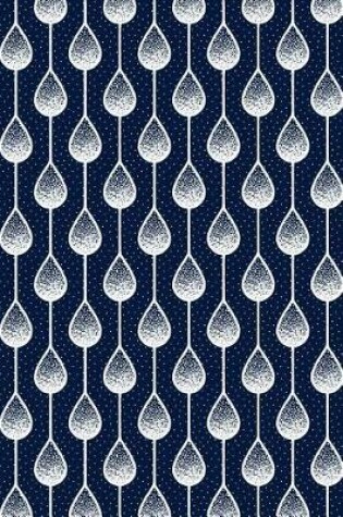 Cover of Bullet Journal Notebook Teardrops Pattern 12