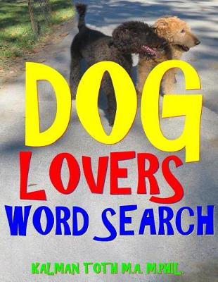 Book cover for Dog Lovers Word Search