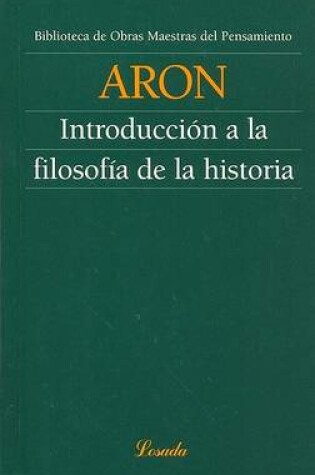 Cover of Introduccion a la Filosofia de La Historia