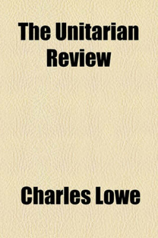 Cover of The Unitarian Review