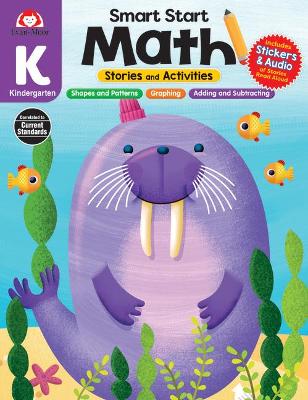 Book cover for Smart Start: Math Stories and Activities, Kindergarten Workbook
