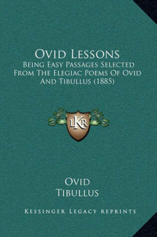 Cover of Ovid Lessons