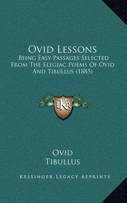 Book cover for Ovid Lessons