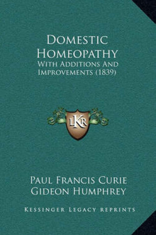 Cover of Domestic Homeopathy