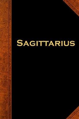 Book cover for 2020 Daily Planner Sagittarius Zodiac Horoscope Vintage 388 Pages