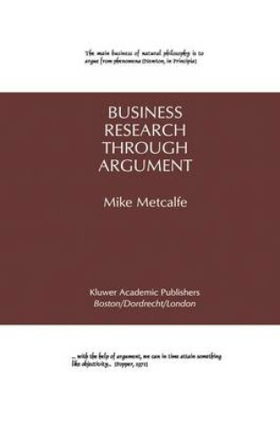 Cover of Business Research Through Argument