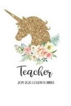 Book cover for 2019-2020 Teacher Lesson Planner