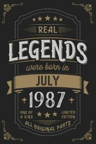 Cover of Real Legends were born in July 1987