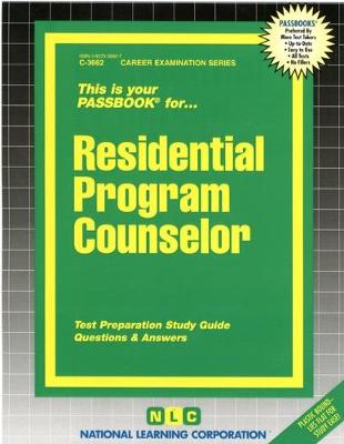 Book cover for Residential Program Counselor