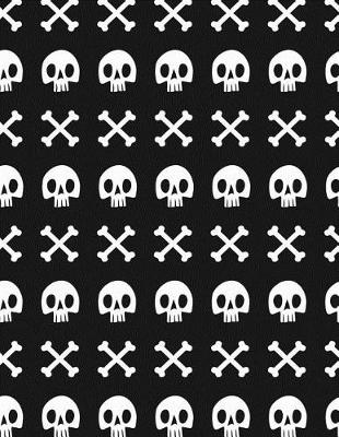 Book cover for Skull Bones Notebook - Wide Ruled