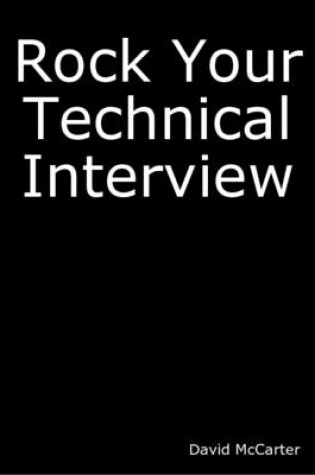 Cover of Rock Your Technical Interview