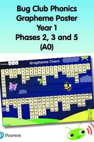 Cover of Bug Club Phonics Grapheme Poster Year 1 Phases 2, 3 and 5 (A0)