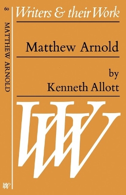 Book cover for Matthew Arnold