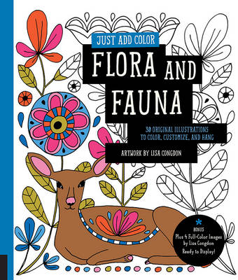 Book cover for Just Add Color: Flora and Fauna