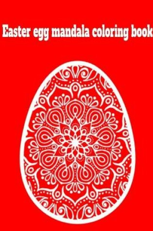 Cover of Easter egg mandala coloring book