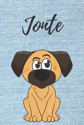 Book cover for Personalisiertes Notizbuch - Hunde Jonte