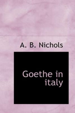 Cover of Goethe in Italy