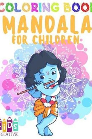 Cover of Mandala Coloring Book for Kids 4-6 year old Easy Mandalas
