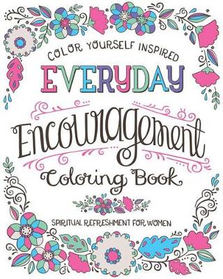 Book cover for Spiritual Refreshment for Women: Everyday Encouragement Coloring Book