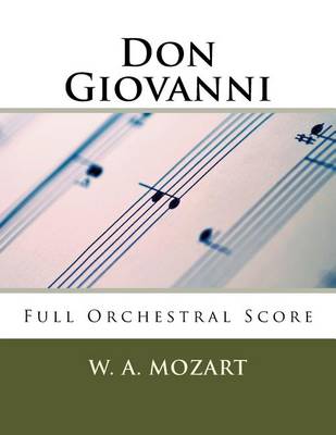 Book cover for Don Giovanni (full orchestral score)