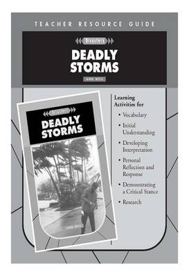 Book cover for Deadly Storms Teacher Resource Guide