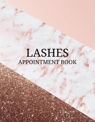 Book cover for Lashes Appointment Book