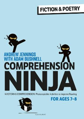 Book cover for Comprehension Ninja for Ages 7-8: Fiction & Poetry