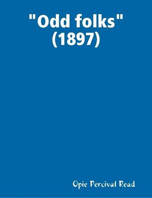Book cover for "Odd Folks" (1897)