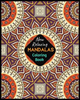 Book cover for New Relaxing MANDALAS Coloring Book