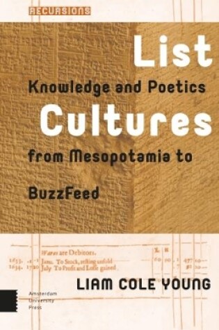 Cover of List Cultures