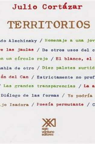Cover of Territorios