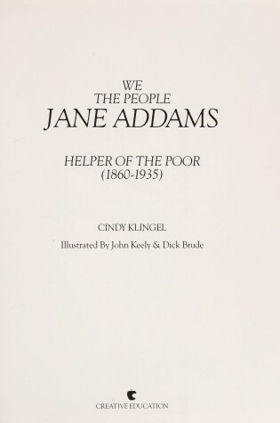 Cover of Jane Addams