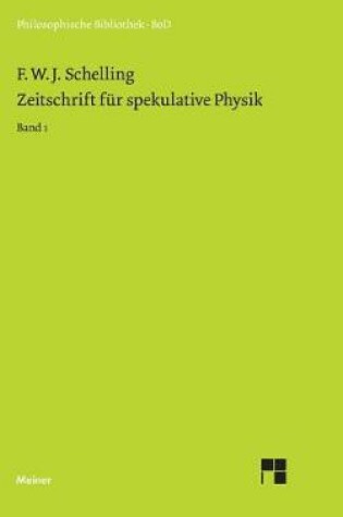 Cover of Zeitschrift fur spekulative Physik