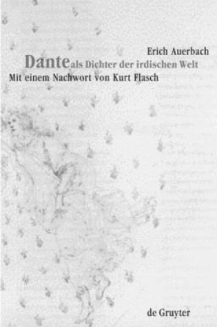 Cover of Dante als Dichter der irdischen Welt