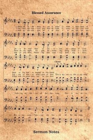Cover of Blessed Assurance Hymn Sermon Notes Journal
