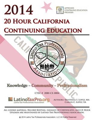 Book cover for 2014 20 Hour California Continuing Education