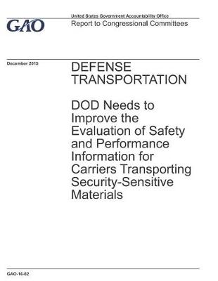 Book cover for Defense Transportation