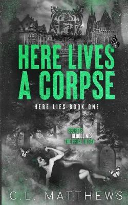 Book cover for Here Lives a Corpse