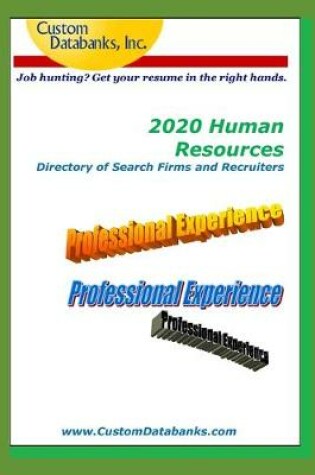 Cover of 2020 Human Resources Directory of Search Firms and Recruiters