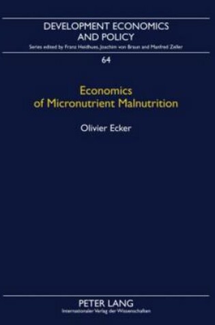 Cover of Economics of Micronutrient Malnutrition