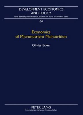 Book cover for Economics of Micronutrient Malnutrition