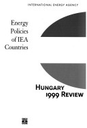 Book cover for Energy Policies Hungary: 1999 Edition