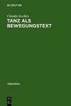 Book cover for Tanz ALS Bewegungstext