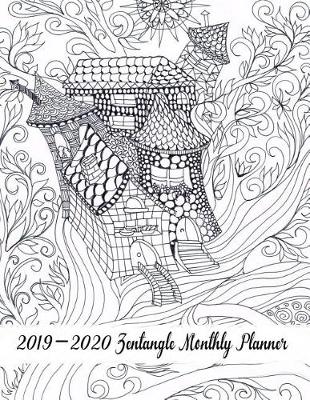 Book cover for 2019-2020 Zentangle Monthly Planner