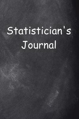 Cover of Statistician's Journal Chalkboard Design