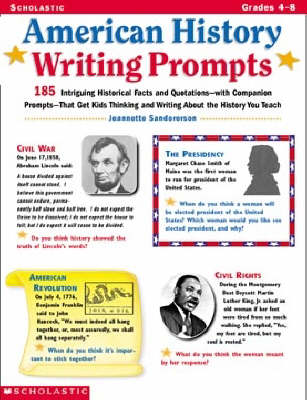 Book cover for American History Writing Prompts