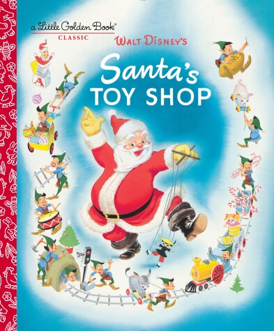 Book cover for Santa's Toy Shop (Disney)