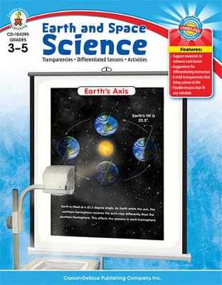 Book cover for Earth and Space Science, Grades 3 - 5