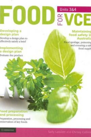 Cover of Food for VCE Units 3 and 4