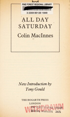 Book cover for All Day Saturday